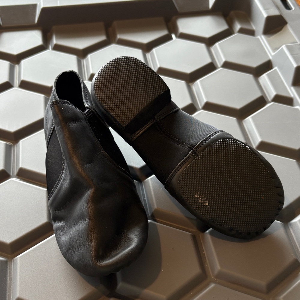 Black Slip-On Dance Shoes